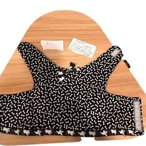 Halloween Bone Decorated Fabric Dog Clothing  - Size Medium